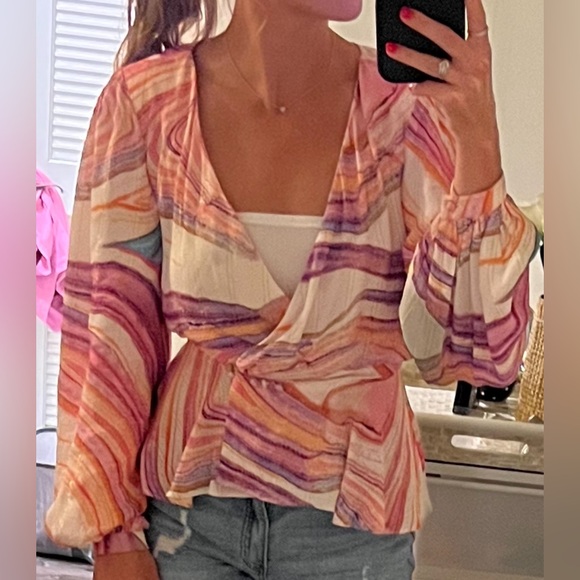 Rococo Sand Blouse Eira Top women’s size XS - Picture 6 of 8